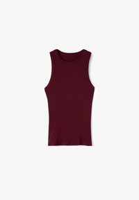 Unselected, burgundy