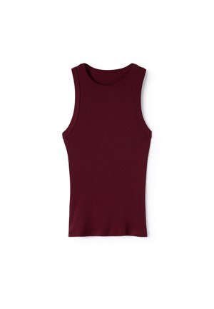 Intimissimi, RIBBED SUPERIOR - Top - burgundy