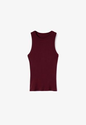 Intimissimi, RIBBED SUPERIOR - Top - burgundy