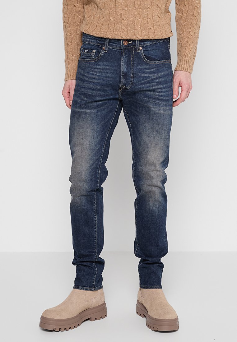 GAS Slim fit jeans blauw