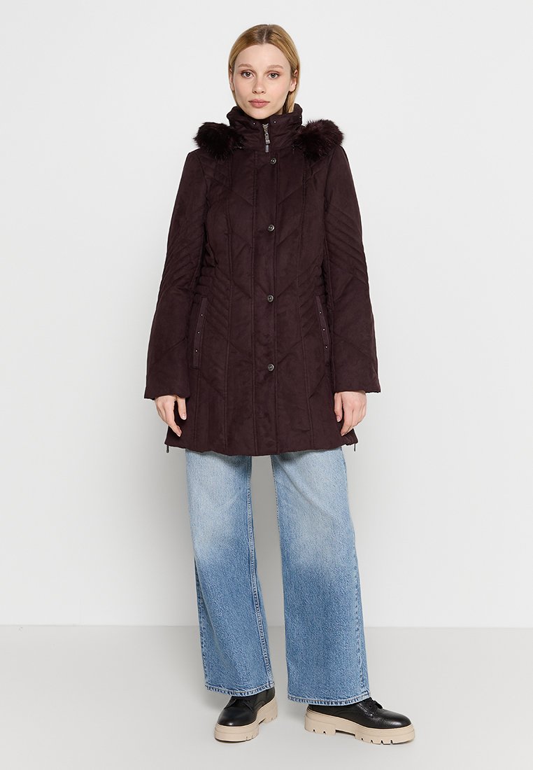 Damart Wintermantel donkerbruin Damart Wintermantel donkerbruin