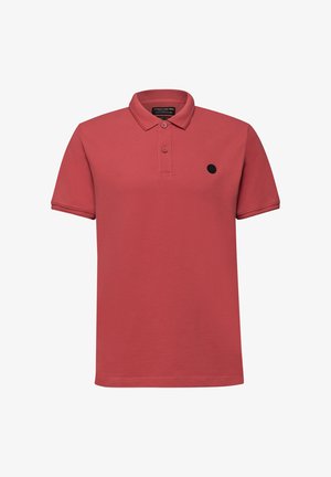 Street One MEN, SHORT-SLEEVE POLO SHIRT IN STRETCH QUALITY, czerwony