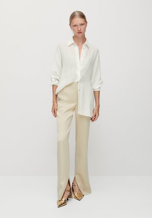 Button-down blouse - white
