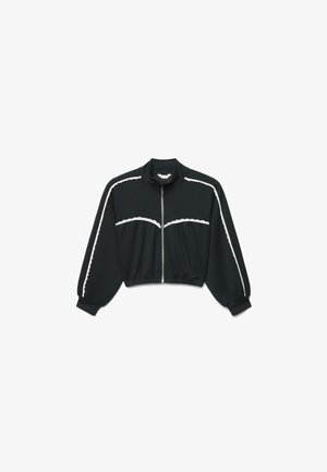 Calliope, FELPA TINTA UNITA - Sweat zippé - nero ultrablack