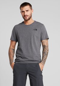 The North Face - SIMPLE DOME TEE - T-shirts med print - grey Miniatyrbilde 1