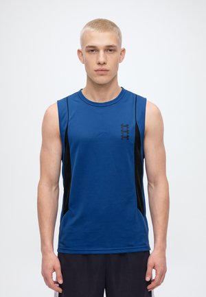Under Armour, HOOPS TRAINING TANK - Top - team royal/ultimate black