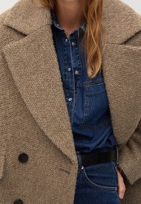 Mango Abrigo de invierno - brown