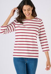 No seleccionado, red striped