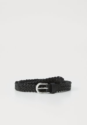 CAROL - Braided belt - black