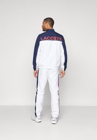 Lacoste Sport TENNIS TRACKSUIT Survêtement white/navy blue