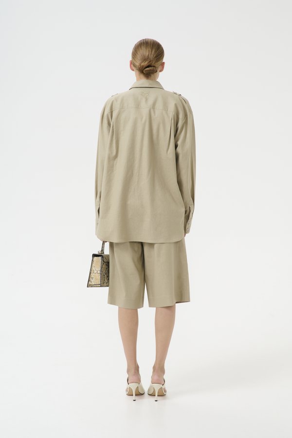 IZZA - Shorts - silver sage2