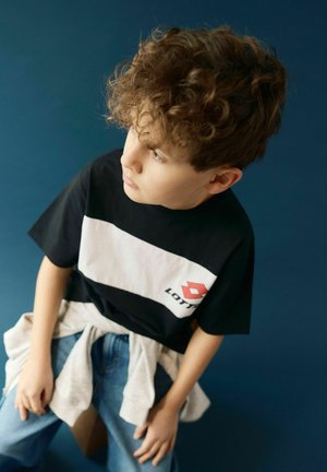 Name it, T-SHIRT LOTTO - T-shirt imprimé - black