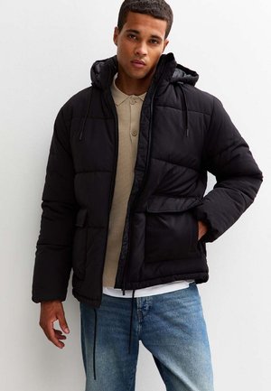 New Look REGULAR FIT RIPSTOP PUFFER - Giacca invernale - black