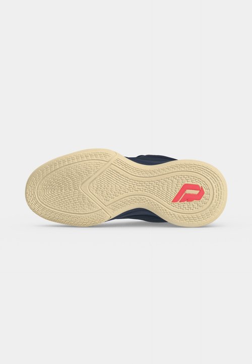 adidas DAME X UNISEX - Basketball shoes - night indigo/warm vanilla/solar turbo — photo 6