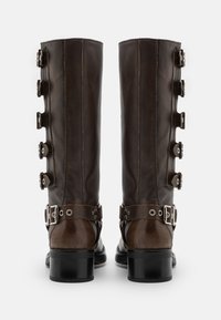 Steve Madden BATTLE - Cowboy és motoros csizmák - brown
