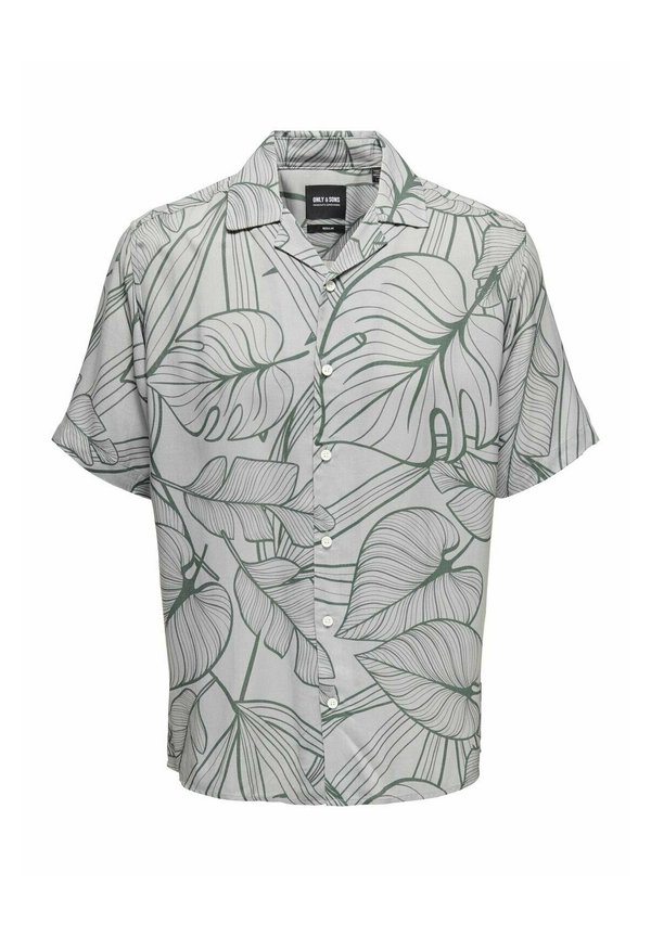 SPALO LIFE AOP - Hemd - hellgrau