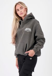 Black Bananas COLD CASES WASHED - Hoodie - grey