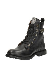 Develab Schnürstiefelette - zwart