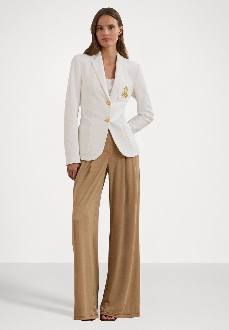 Blazer Banana Republic - Taille 6, Couleur Tan (beige) - Occasion Très Bon état - Style Professionnel