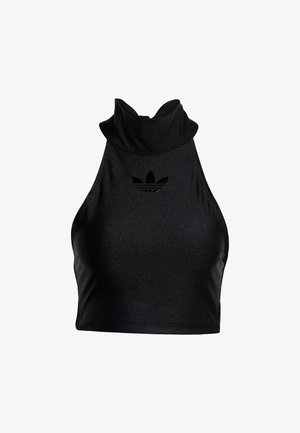 adidas Originals NECK CROP - Topp - black