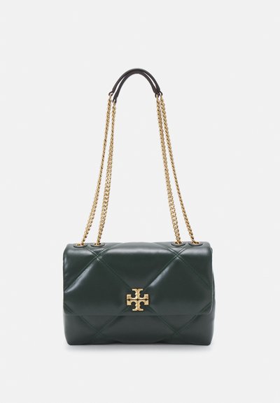 Tory Burch KIRA DIAMOND CONVERTIBLE SHOULDER BAG - Torba čez telo - fir tree