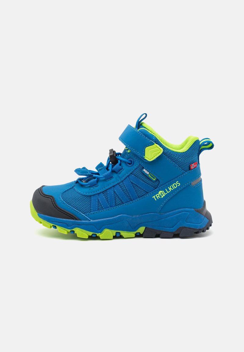 TROLLKIDS TRONFJELL HIKER MID UNISEX - Pohodna obutev - medium blue/green
