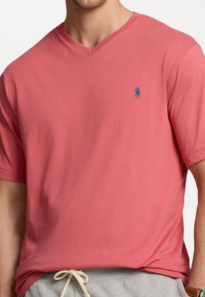 Polo Ralph Lauren Big & Tall JERSEY V-NECK T-SHIRT - Navadna majica - adirondack berry