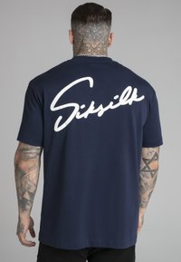 SIKSILK SCRIPT  - Camiseta estampada - blue