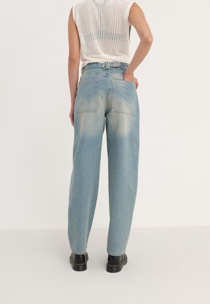 Jeans baggy - bleached denim