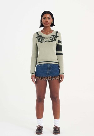 LEO  - Denim skirt - indigo