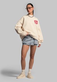 WRSTBHVR FLYNN SWEATSHIRT - Felpa - whitecap gray