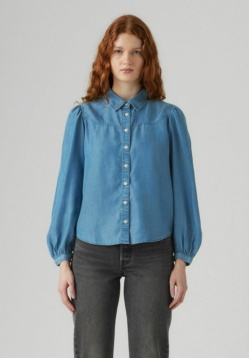 Levi's® Button-down blouse - alarcon plaid navy