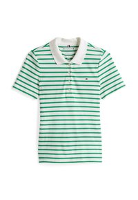 SLIM - Polo krekls - ecru/radiant green
