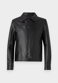 COSMO JACKET - Ādas jaka - nappa black