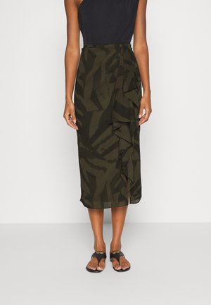 KUADAMA MID FULL - Wikkelrok - olive multi