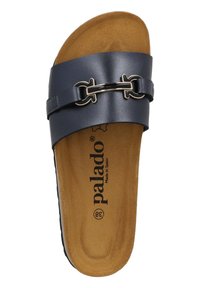 Palado LAUDRA - Pantolette flach - schwarz metallic