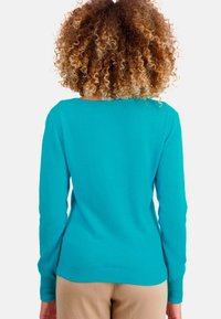 Mahogany TRIESTE-FIRST - Strickpullover - kingfisher