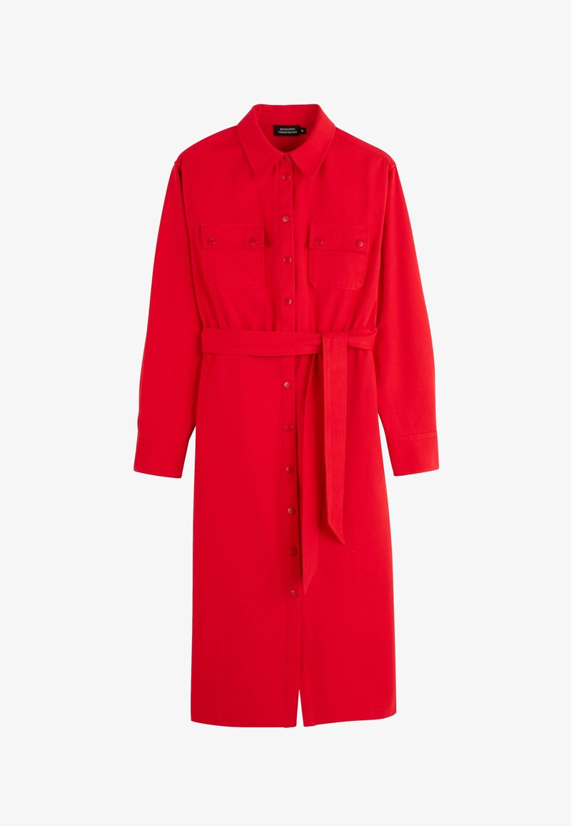 Robe Chemise Robe Monoprix Rouge Monoprix MANCHES LONGUES Robe En