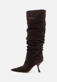 MICHAEL Michael Kors - LUNA BOOT - Zābaki - chocolate Miniatūras attēls 1
