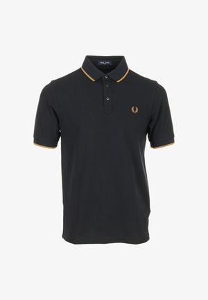 Fred Perry, COLLAR STAND POLO SHIRT - Polo - black
