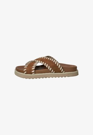 Posh by Poelman, P25-1342 C0425-25 - Muiltjes - camel