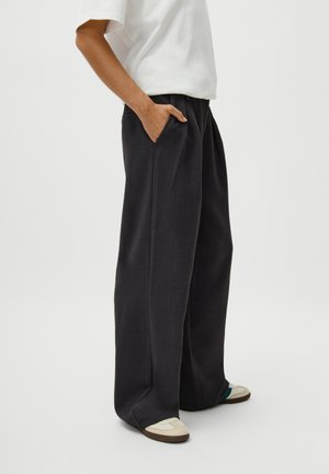 LEGER X OH APRIL FRANJA PANTS - Hlače - dark grey melange