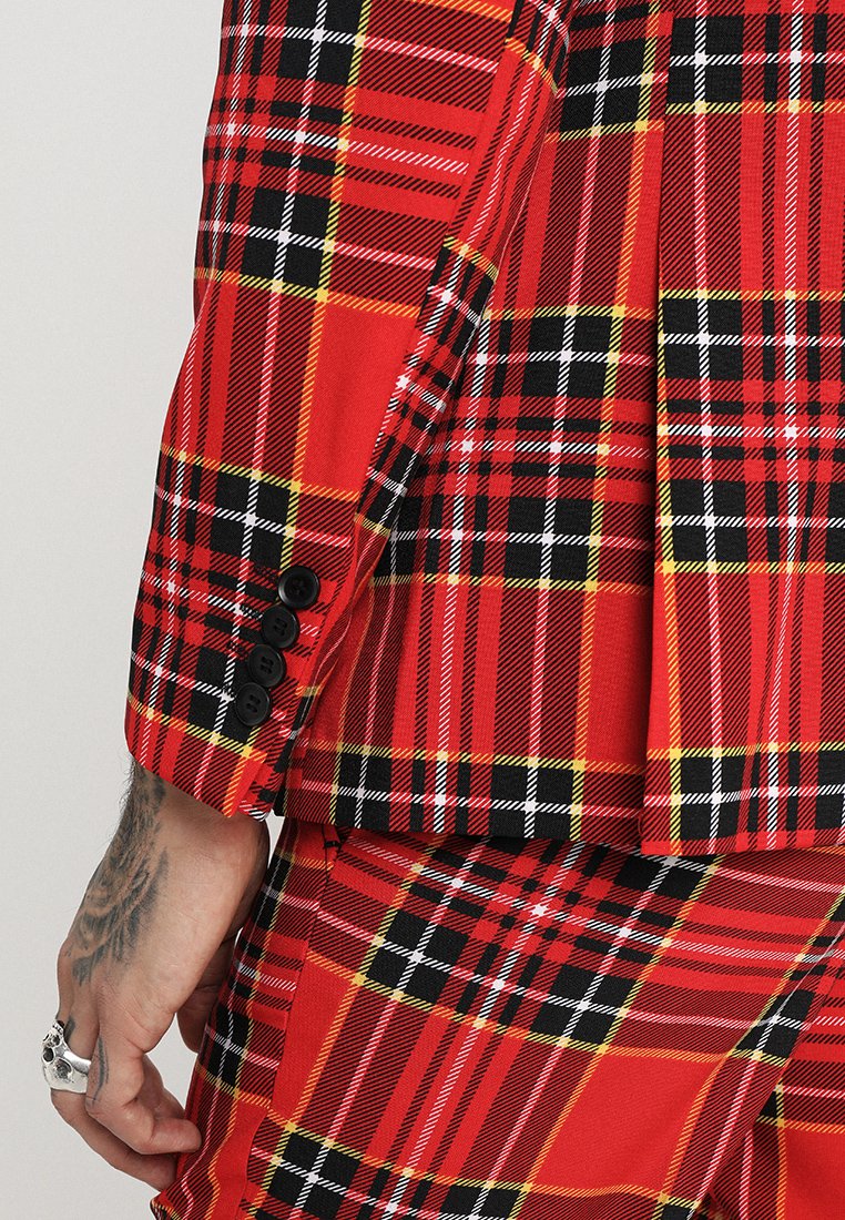 Herren Komplettanzüge | OppoSuits THE LUMBERJACK Anzug red/black/rot - NC77044 Herren Komplettanzüge | OppoSuits THE LUMBERJACK Anzug red/black/rot - NC77044