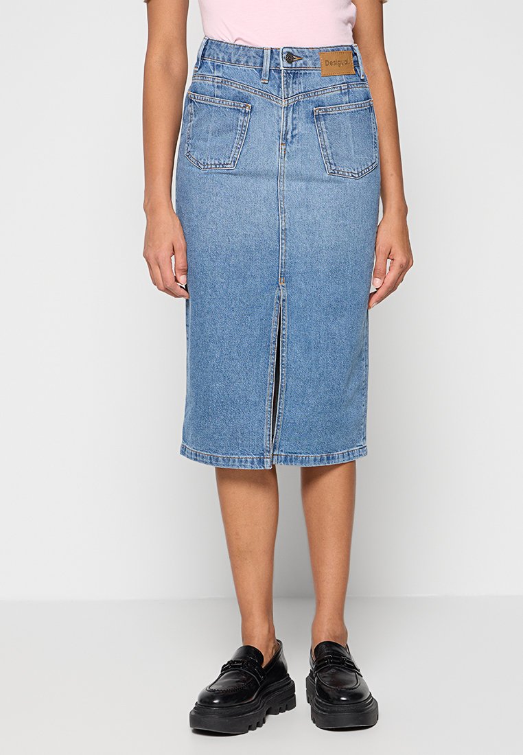 Desigual Jeansrok gebleekt denim/bleached denim