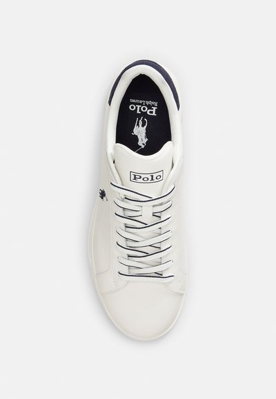 Polo Ralph Lauren HERITAGE COURT II NAPPA LEATHER SNEAKER UNISEX - Sportbačiai - off white/navy