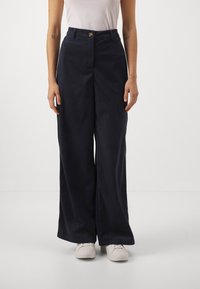 Vero Moda Petite Tygbyxor - dark blue