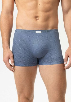 mey, MEY SHORTY SERIE CURVED LINES MIT PRINT - Boxer aderenti - yacht blue