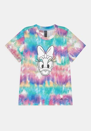 LG DISNEY DAISY DUCK TEE UNISEX - Triko s potiskem - semi solar pink/purple rush/sky rush