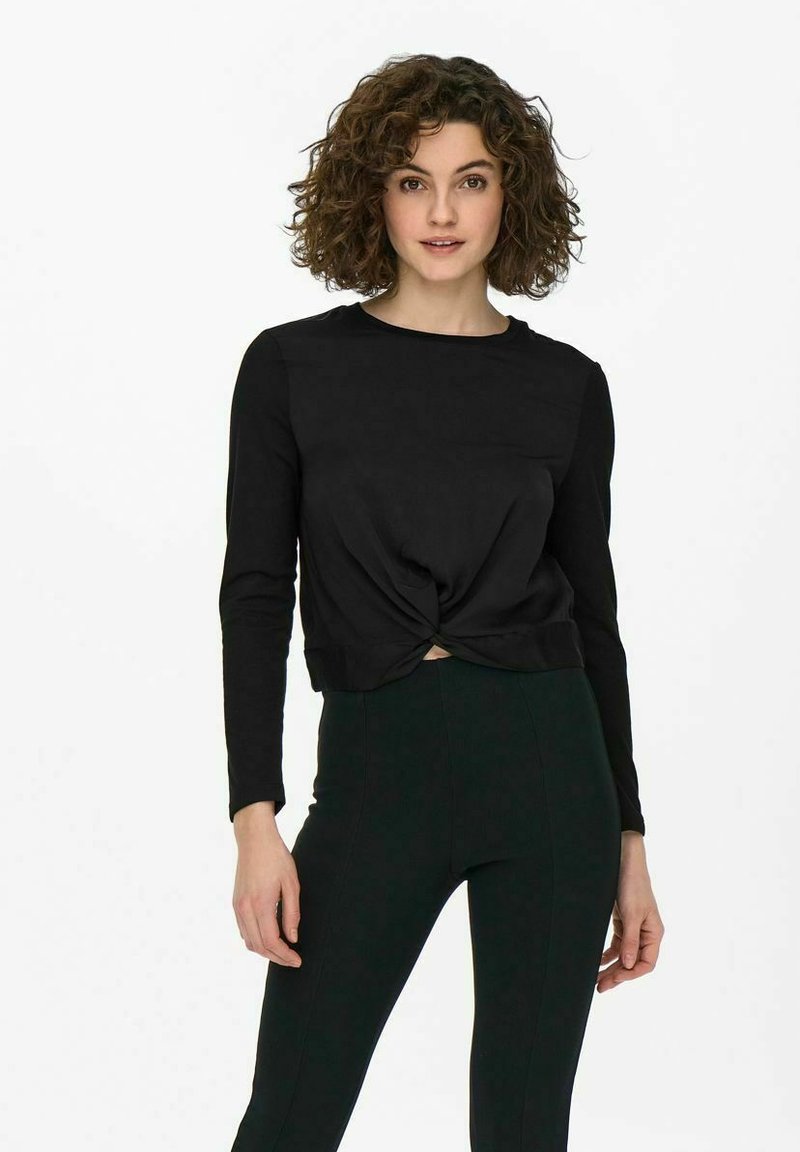 Damen T-Shirts | ONLY Langarmshirt black/schwarz - KE30174 Damen T-Shirts | ONLY Langarmshirt black/schwarz - KE30174