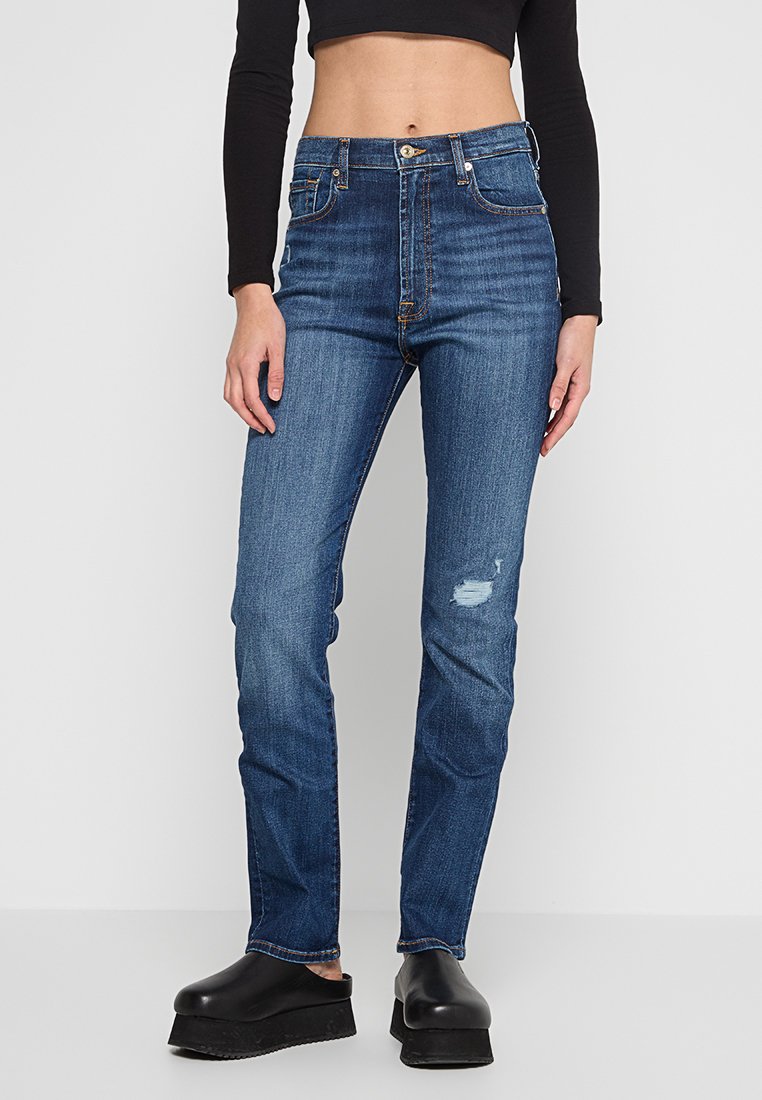 7 For All Mankind Slim fit jeans donkerblauw 7 For All Mankind Slim fit jeans donkerblauw